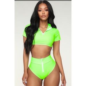 High waist swimwear